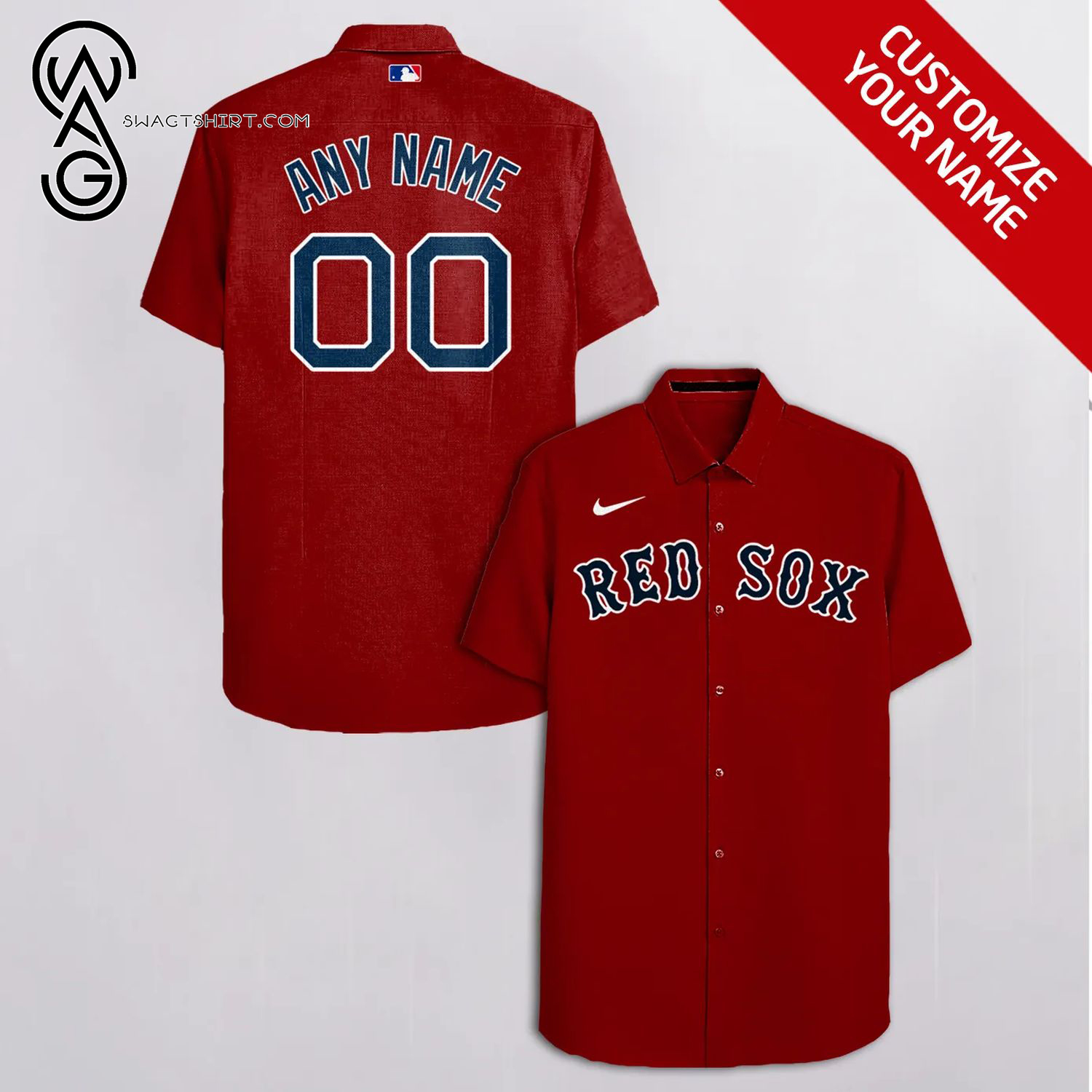 [Top Trending] Boston Red Sox Major League Baseball Full Printing Personalized Hawaiian Shirt